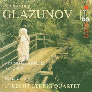 Complete String Quartets 2 - Glazunov / Utrecht String Quartet - Musique - MDG - 0760623123721 - 26 avril 2005