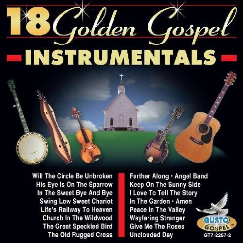 Cover for 18 Golden Gospel Instrumentals / Various (CD) (2012)