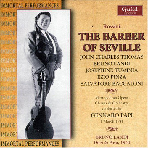 Rossini: Barber of Seville - Vinay / Quartararo / Warren / Papi - Musiikki - GUILD - 0795754229721 - maanantai 24. huhtikuuta 2006