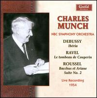 Carnegie Hall 1954 - Debussy / Ravel / Roussel / Nbc Sym / Munch - Música - GUILD - 0795754232721 - 19 de fevereiro de 2008