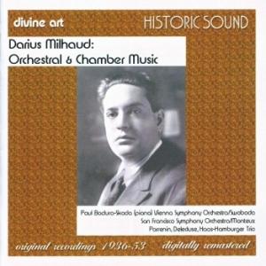 Cover for D. Milhaud · Orchestral &amp; Chamber Music (CD) (2014)