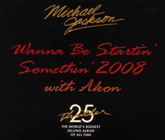 Cover for Michael Jackson · Wanna Be Startin' Somethi (SCD) (2008)