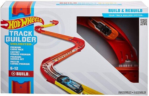 Cover for Hot Wheels Track Builder · Hw Track Builder Unlimited Premium Curve Pack (MERCH) (2019)