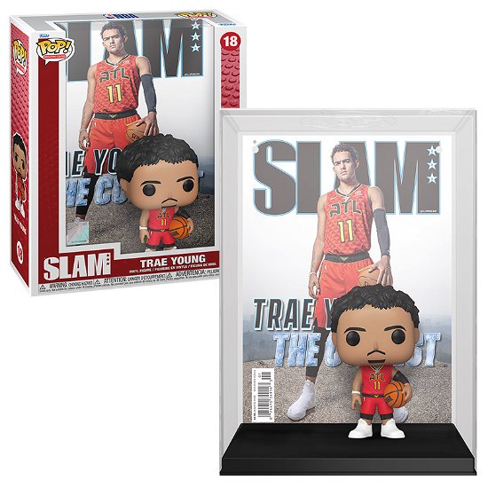 Slam Cover W Case Nba Cover Slam Trae Young - Pop! Slam Cover with Case - Merchandise - Funko - 0889698750721 - April 16, 2024