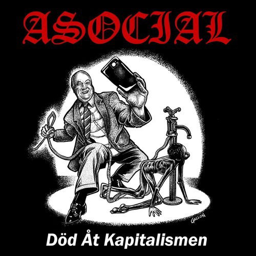 Cover for Asocial · Dod At Kapitalismen (LP) (2020)