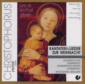 Cover for Bach,w.f. / Schlick / Darmstadt Chamber Choir · Christmas Cantatas &amp; Carols (CD) (1994)