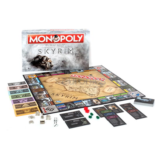 Monopoly Skyrim - Skyrim - Lautapelit - Winning Moves UK Ltd - 5036905028721 - maanantai 12. kesäkuuta 2017