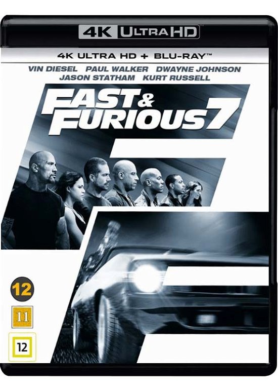 Fast & Furious 7 - Vin Diesel / Paul Walker / Dwayne Johnson / Jason Statham / Kurt Russell - Films - JV-UPN - 5053083109721 - 30 mars 2017