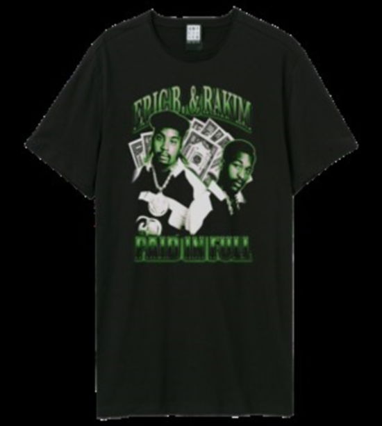 Cover for Eric B &amp; Rakim · Ericb &amp; Rakim - Paid In Full Amplified Vintage Black Large T Shirt (T-shirt)