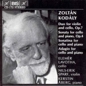Cover for Kodaly / Lavotha / Spark / Aberg · Duo for Violin &amp; Cello (CD) (1994)