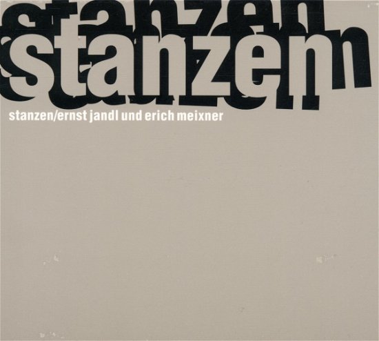 Cover for Jandl Ernst-meixner E · Stanzen (CD) (1999)