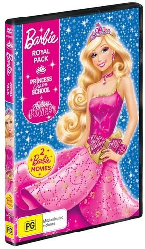 Cover for N/a · Barbie - Princess Charm School / Barbie in Princess Power / Barbie Royal Pack (DVD) (2018)
