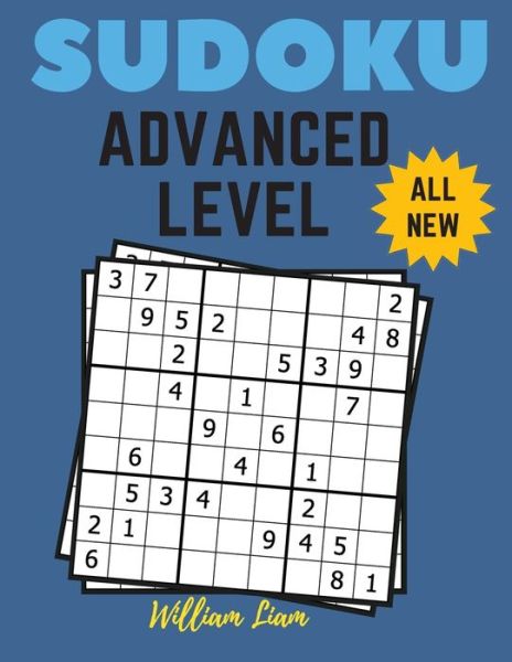 Cover for William Liam · Brain Games 3*3 Sudoku Advanced Level For Savvy People (Pocketbok) (2021)