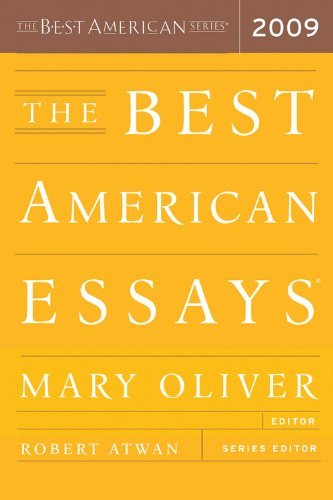 Cover for Mary Oliver · The Best American Essays 2009 (Paperback Bog) [Original edition] (2009)
