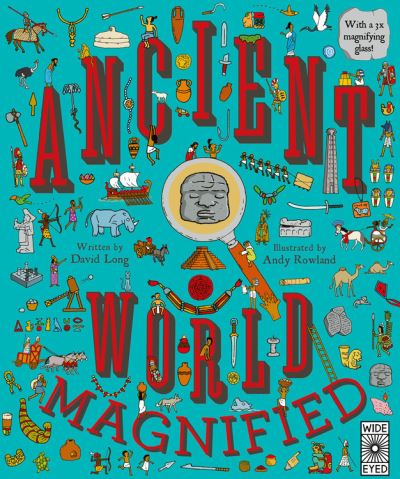 Cover for David Long · Ancient World Magnified : With a 3x Magnifying Glass! (Hardcover Book) (2021)