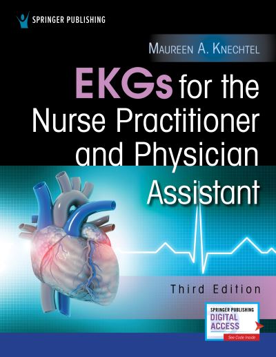 Cover for Maureen Knechtel · EKGs for the Nurse Practitioner and Physician Assistant (Paperback Book) [3 Revised edition] (2020)