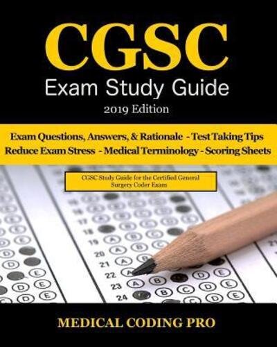 Cover for Medical Coding Pro · Cgsc Exam Study Guide - 2019 Edition (Paperback Bog) (2019)