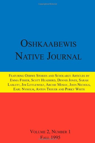 Cover for Anton Treuer · Oshkaabewis Native Journal (Vol. 2, No. 1) (Paperback Book) (2011)