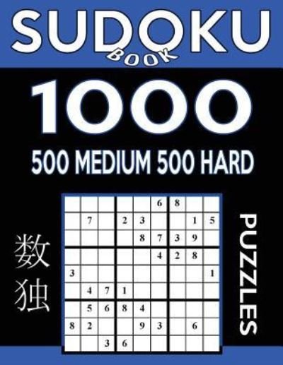 Cover for Sudoku Book · Sudoku Book 1,000 Puzzles, 500 Medium and 500 Hard (Pocketbok) (2017)