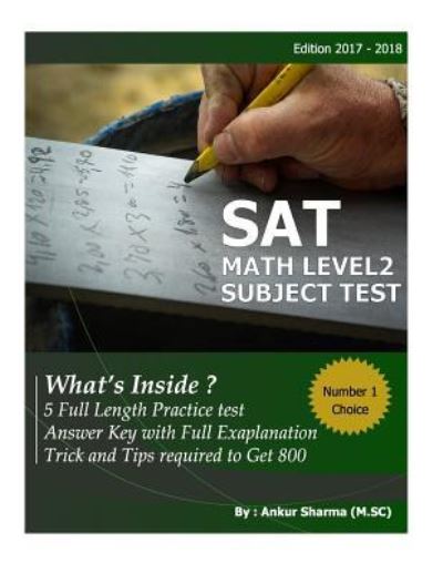 Cover for Ankur Sharma · SAT Math Level 2 (Paperback Book) (2017)