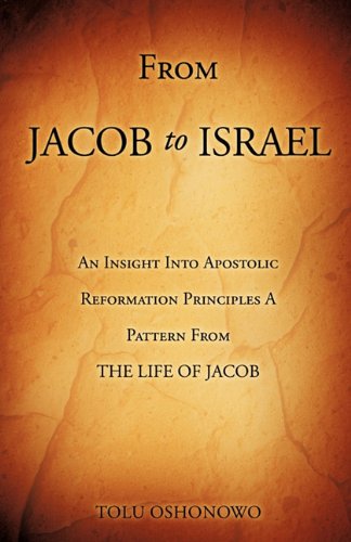 Cover for Tolu Oshonowo · From Jacob to Israel (Paperback Book) (2010)