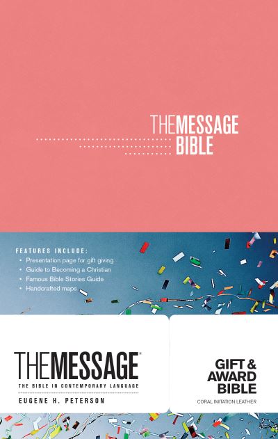 Cover for The Message Gift and Award Bible (Paperback Book) (2017)