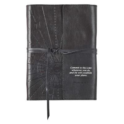 Cover for Christian Art Gifts · Journal Wrap Leather Commit to the Lord (Hardcover Book) (2020)