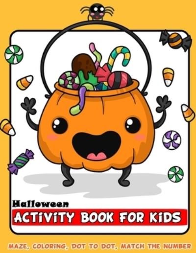 Cover for Black Whale Publishing · Halloween Activity Book For Kids (Pocketbok) (2019)
