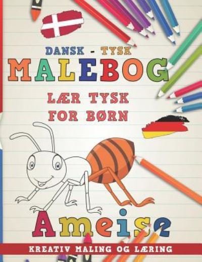 Cover for Nerdmediada · Malebog Dansk - Tysk I L (Pocketbok) (2018)