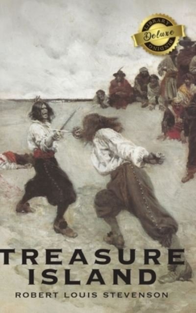 Cover for Robert Louis Stevenson · Treasure Island (Deluxe Library Binding) (Illustrated) (Inbunden Bok) (2020)