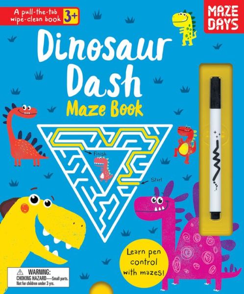 Cover for Connie Isaacs · Dinosaur Dash Maze Book (Hardcover Book) (2020)