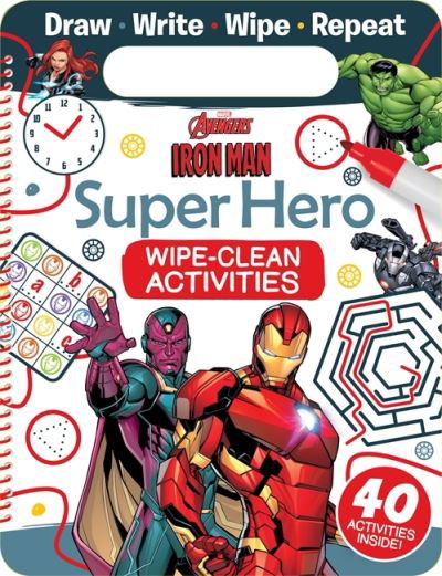Marvel Avengers Iron Man: Super Hero Wipe-Clean Activities - Marvel Entertainment International Ltd - Kirjat - Bonnier Books Ltd - 9781803686721 - tiistai 28. helmikuuta 2023