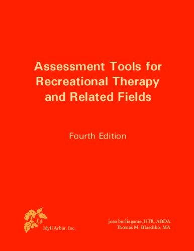 Cover for Thomas M. Blaschko · Assessment Tools for Recreational Therapy and Related Fields, 4th Edition (Hardcover Book) [4th edition] (2009)