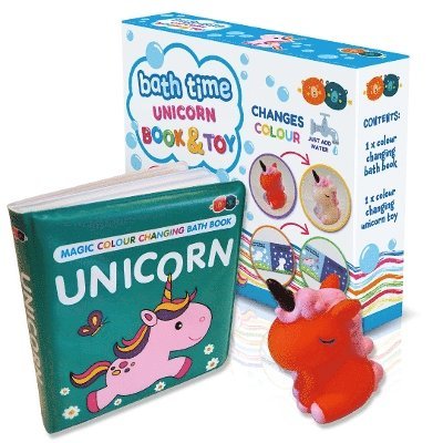 Cover for Magic Colour Changing Bath Book &amp; Toy - Unicorn (Paperback Book) (2023)