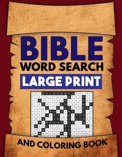 Cover for Mister Jc Games · Bible Word Search Large Print and Coloring Book (Paperback Book) (2018)