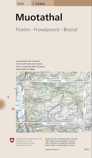 Cover for Switzerland Swisstopo · Muotatal 2016 (Map) (2022)