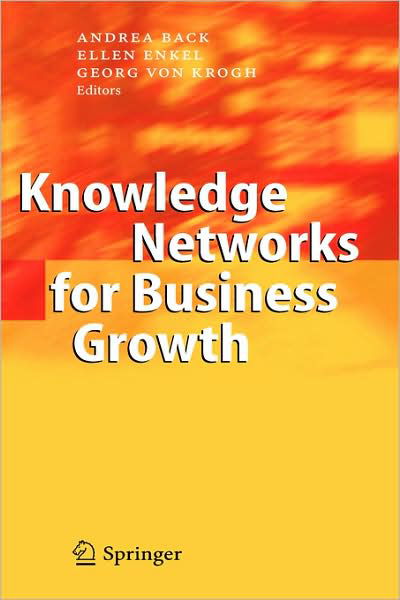 Cover for Andrea Back · Knowledge Networks for Business Growth (Hardcover Book) [2007 edition] (2006)