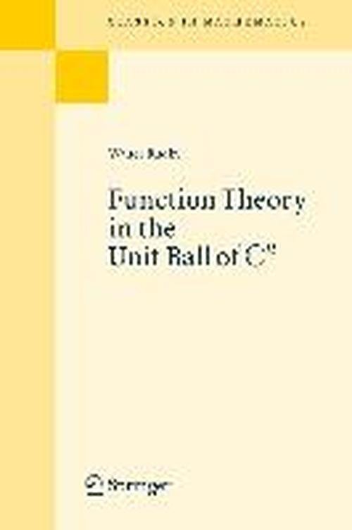 Cover for Walter Rudin · Function Theory in the Unit Ball of Cn (Book) [Re-issue edition] (2008)