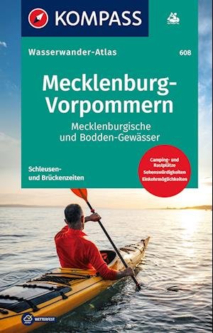 Cover for KOMPASS-Karten GmbH · KOMPASS Wasserwanderatlas 608 Mecklenburg-Vorpommern (Taschenbuch) (2022)