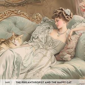 Cover for Hector Hugh Munro (Saki) · The Philanthropist and the Happy Cat - Englisch-Hörverstehen meistern (Audiobook (CD)) (2024)