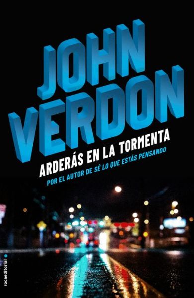 Cover for John Verdon · Arderas En La Tormenta (Paperback Book) (2018)