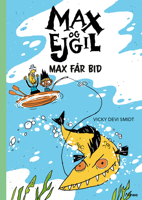 Cover for Vicky Devi Smidt · Max og Eigil: Max får bid, Grøn Læseklub (Bound Book) [1. wydanie] (2024)