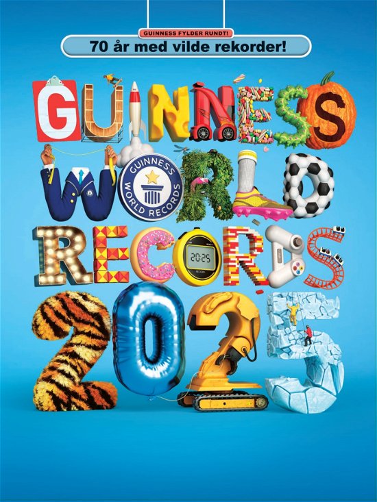Cover for Guinness World Records Limited · Guinness World Records 2025 (Indbundet Bog) [1. udgave] (2024)