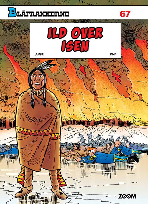 Cover for Kris Lambil · Blåfrakkerne: Blåfrakkerne: Ild over isen (Hæftet bog) [1. udgave] (2024)