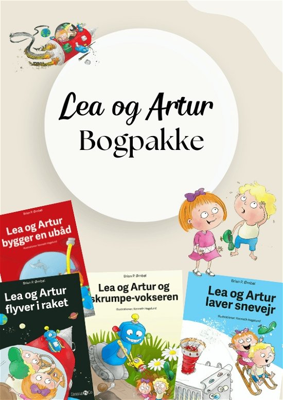 Cover for Brian P. Ørnbøl · Lea og Artur Bogpakke (Gebundenes Buch) [1. Ausgabe] (2023)