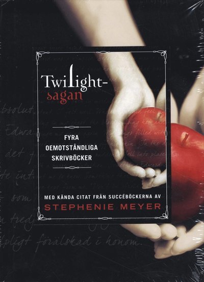 Twilight: Twilightsagan : fyra oemotståndliga skrivböcker med kända citat från succéböckerna - Stephenie Meyer - Bøger - B Wahlströms - 9789132157721 - 5. oktober 2009