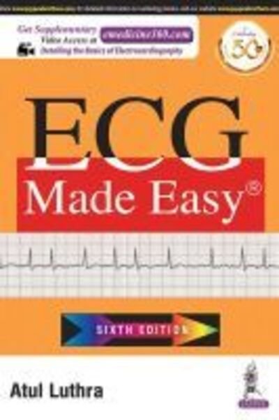 Cover for Atul Luthra · ECG Made Easy (Paperback Bog) [6 Revised edition] (2019)