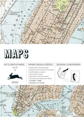 Maps: Gift and Creative Paper Book - Pepin Van Roojen - Bøker - Pepin Press - 9789460090721 - 21. april 2016