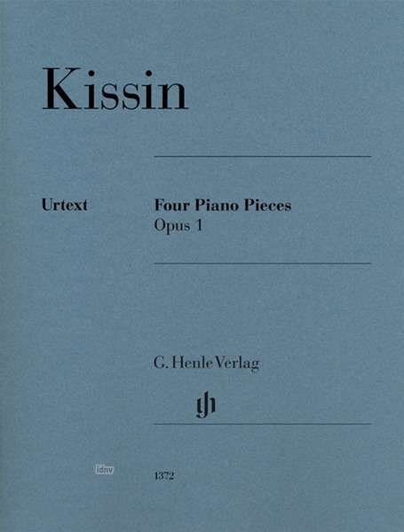 Cover for Kissin · Four Piano Pieces op. 1 (Book)