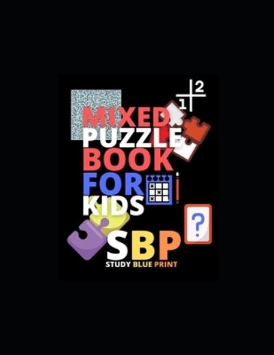 Cover for Study Blue Print · Mixed Puzzle Book For Kids (Paperback Book) (2020)